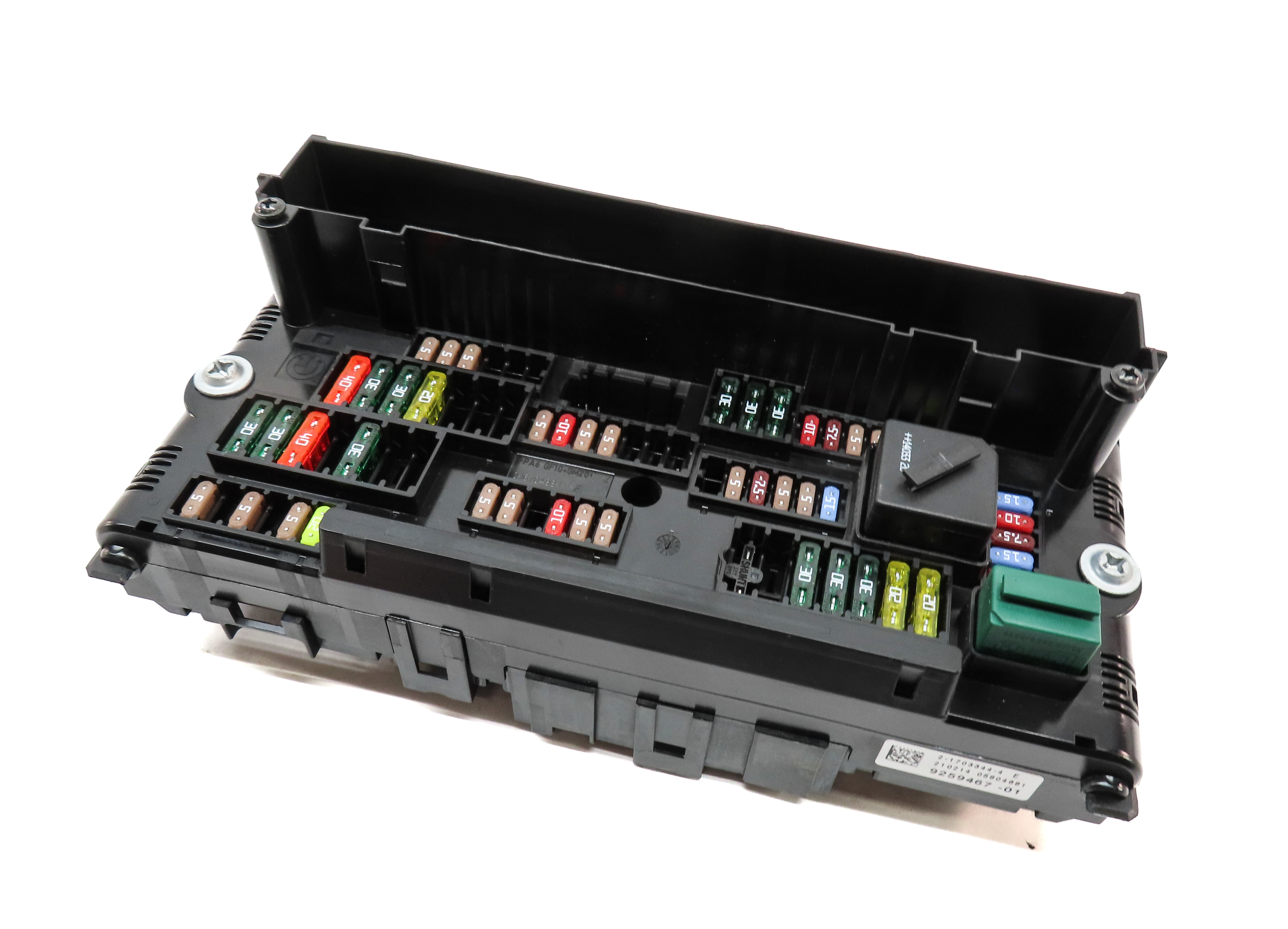 2014 BMW X3 (F25) 3.0L TURBO (N55) FRONT POWER DISTRIBUTION FUSE BOX PANEL — exact item pictured